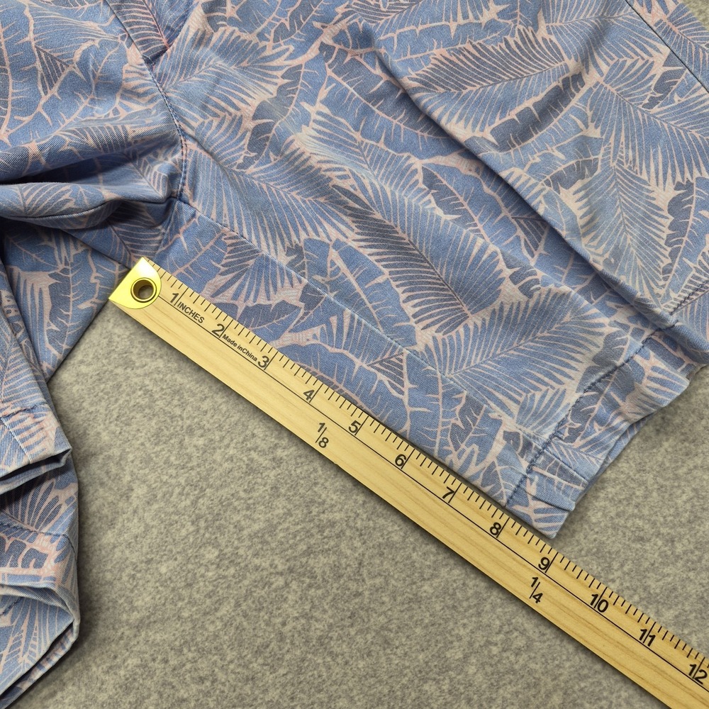 Vineyard Vines Breaker Shorts Mens 30 Pink Blue Palm Leaf Tropical Beach Preppy - Picture 6 of 14